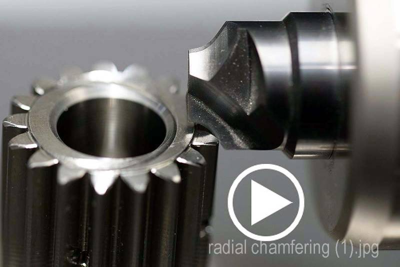 Radial gear chamfering RGC 350